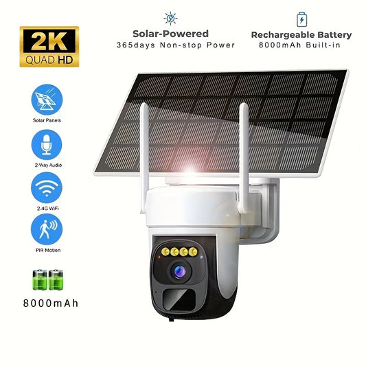 Protect Your Home with Our 5MP Solar Wireless Security Camera - Limited Time Offer!