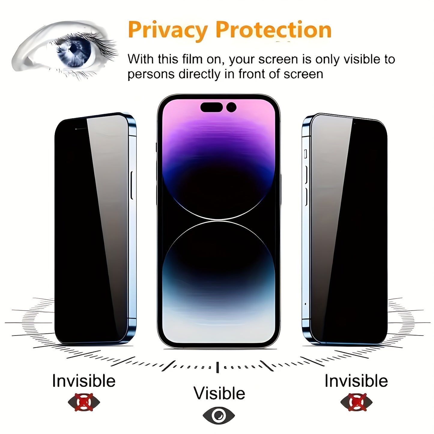 Protector de Pantalla de Vidrio para iPhone - Cobertura Completa