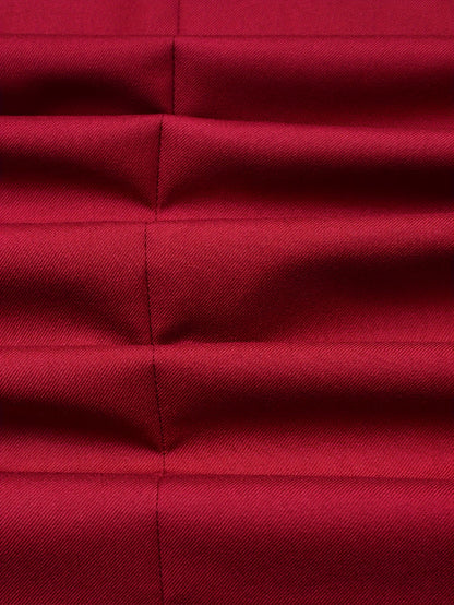 Chaqueta de traje roja lisa para hombre, formal, con 1 botón, corte regular, ideal para bodas, eventos y regalos de promoción.