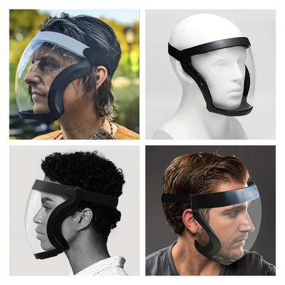 Ultimate Full Face Shield - Protect, Breathe & See Clearly - Adjustable & Durable