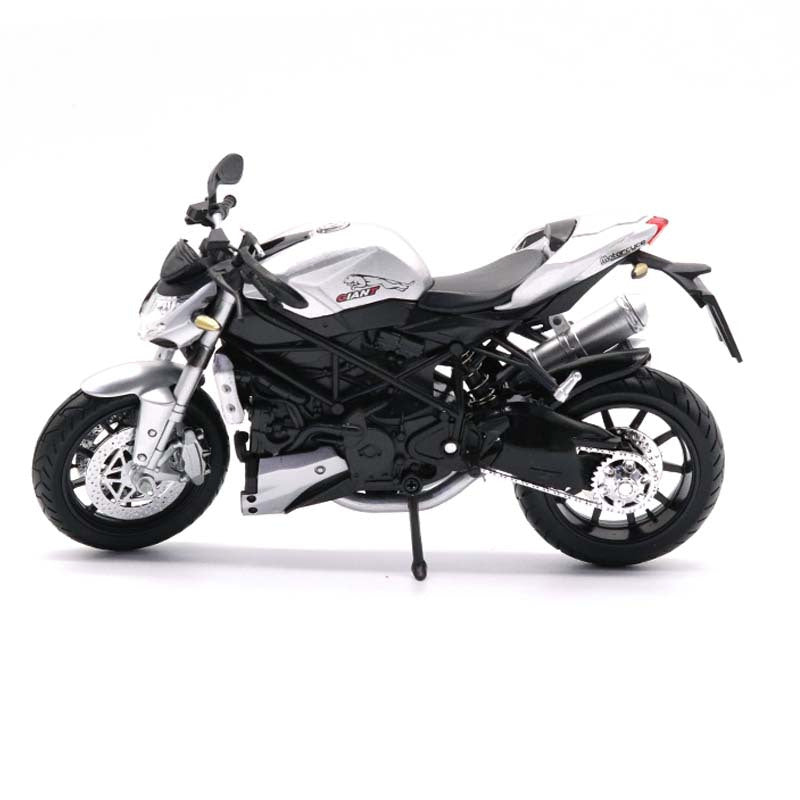 Aleación 1:12 modelo de motocicleta genial, juguetes para niños Autobike Autocycle, adorno para el hogar