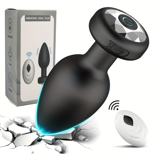 Upgrade Your Pleasure Game with Our Rechargeable Wireless Anal Plug - Perfect for Couples!