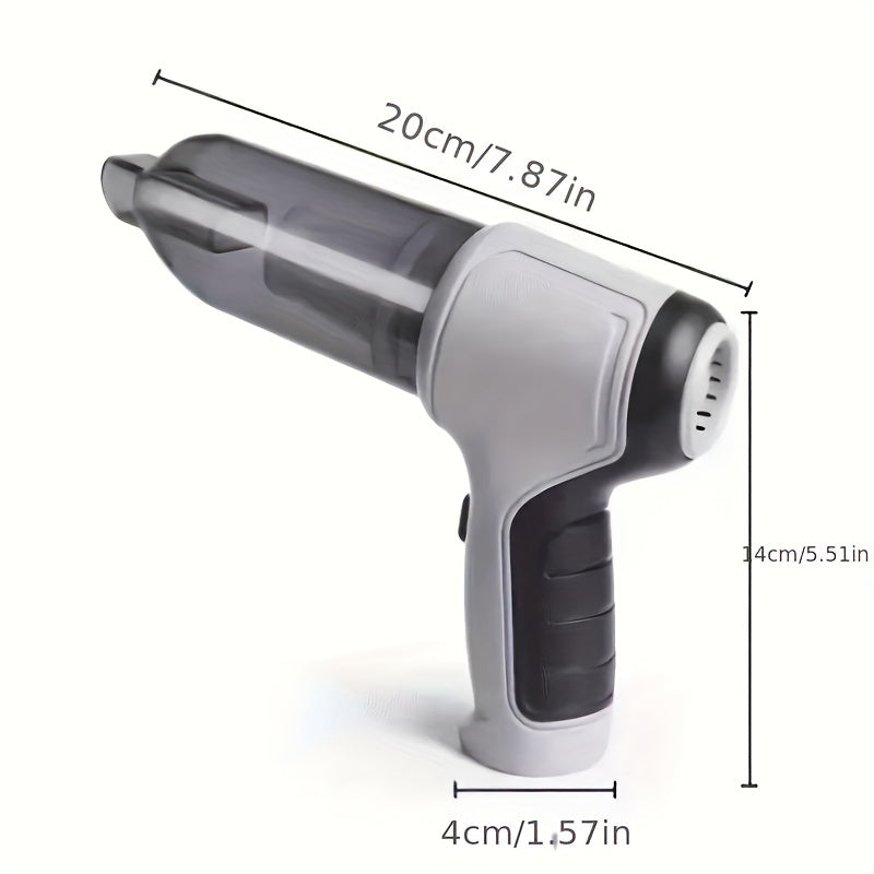 Effortlessly Clean Any Mess with our Ultimate Handheld Vacuum - High-Suction, Wireless, USB Charging, Pet Hair Cleaner. Limited Time Offer!