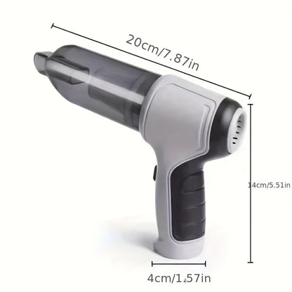 Effortlessly Clean Any Mess with our Ultimate Handheld Vacuum - High-Suction, Wireless, USB Charging, Pet Hair Cleaner. Limited Time Offer!