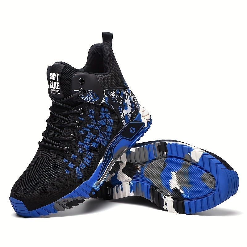 Zapatos de Seguridad Antideslizantes con Punta de Acero para Hombre - Ligeras y Transpirables