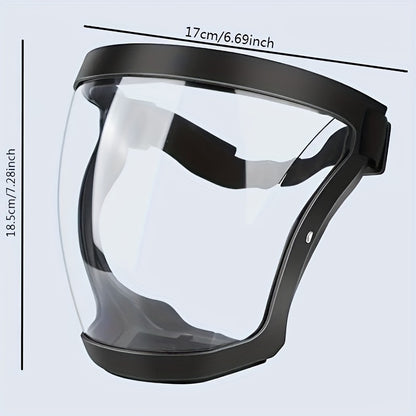 Ultimate Full Face Shield - Protect, Breathe & See Clearly - Adjustable & Durable