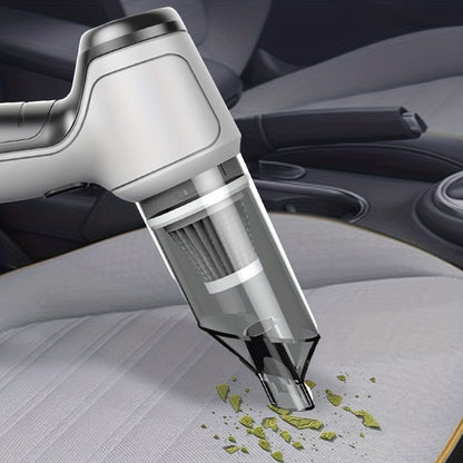 Effortlessly Clean Any Mess with our Ultimate Handheld Vacuum - High-Suction, Wireless, USB Charging, Pet Hair Cleaner. Limited Time Offer!