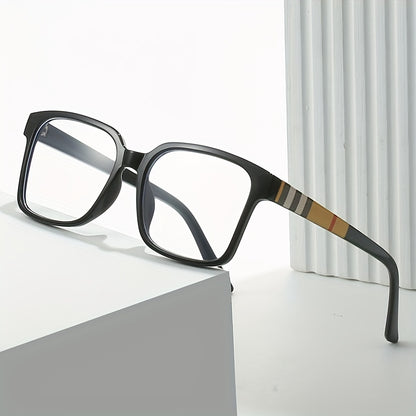 1pza Gafas Cuadradas Clásicas TR90 Para Hombres Y Mujeres