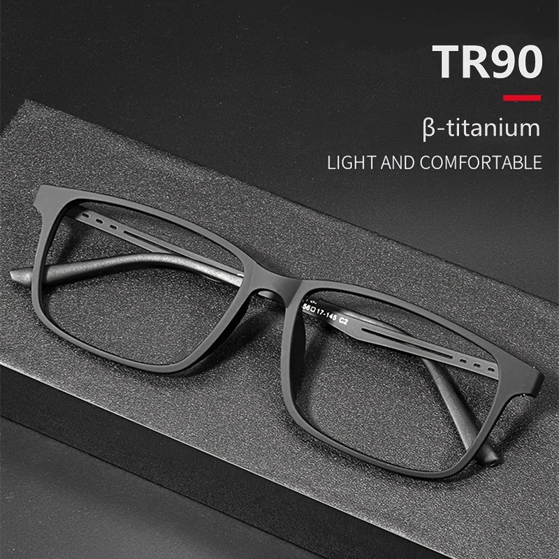 1pc Ultra-ligero Moda Gafas De Titanio De Goma Marcos Marcos De Gafas De Los Hombres Marcos De Gafas Ópticas Marcos De Gafas De Grado