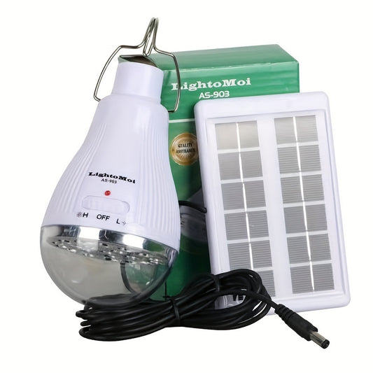 1pc / 2pcs Bombillas LED Solares, Linterna Recargable Colgante Portátil Para Exteriores De 20 LED, Para Iluminación De Gallinero En El Mercado Nocturno Para Acampar Al Aire Libre