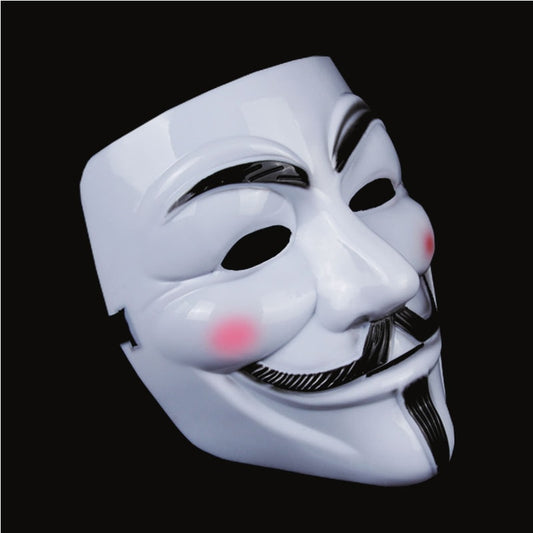 New 2 pcs/Lot Party Cosplay Masque Mask Anonymous Guy Fawkes Fancy Dress Adult Costume Accessory Mascaras Halloween Festival