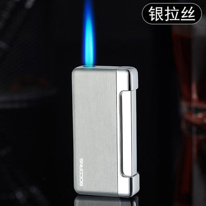 Thin Wind Proof Butane Torch Ensendedores Gas Smoking Accessories Novelty Gasoline Cigarette Lighters Metal Dropship Suppliers