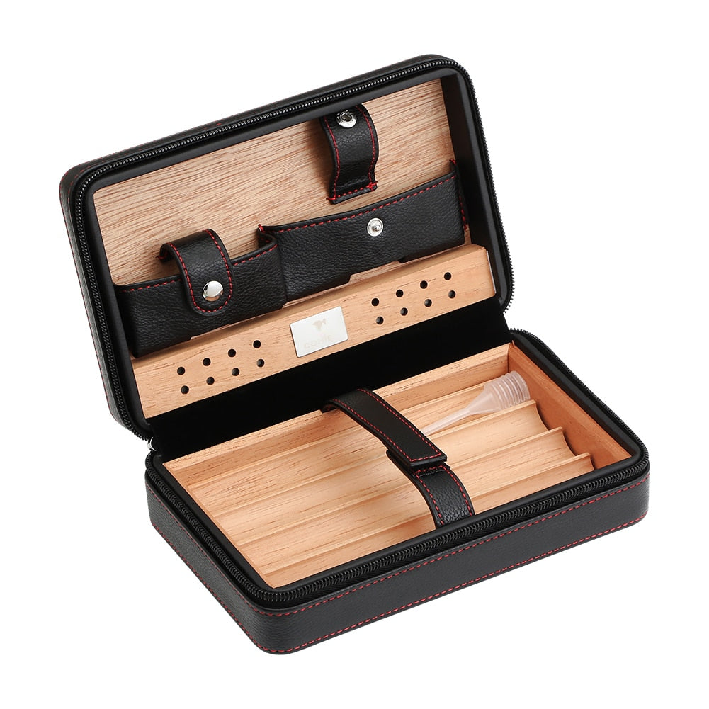 Set Humidor Con Legno Di Cedro Importato - Scatola Per Sigari Cubani - Foto 12