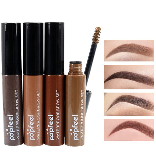 New Makeup Eye Brow Gel Coffee Black Brown Paint Eyebrows Gel Waterproof Eyebrow Tint Mascaras Kit Sobrancelha Fashion