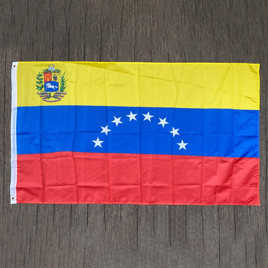 free  shipping  xvggdg  0X150CM Venezuela flag banners,3' X 5' flags,100% polyester country flag national banner