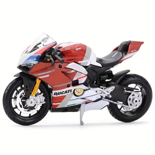 Maisto 1:18 Ducati Panigale V4 S Corse Vehículos estáticos fundidos a presión Pasatiempos coleccionables Modelo de motocicleta Juguetes Navidad, Halloween, regalos de Acción de Gracias